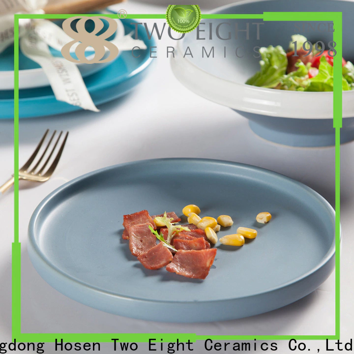 Two Eight ceramic plate printing company for hotel