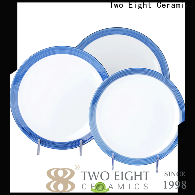 Two Eight crockery plates for business for dinning room