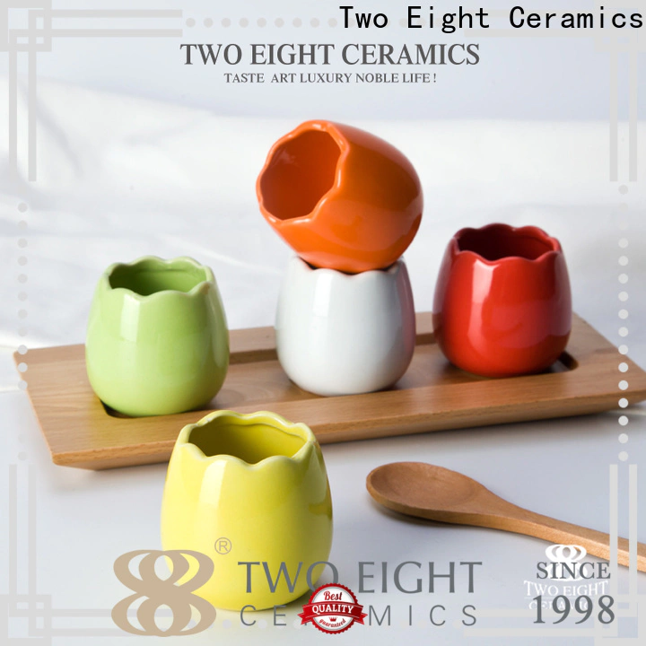 Two Eight porcelain travel coffee mug Supply for bistro