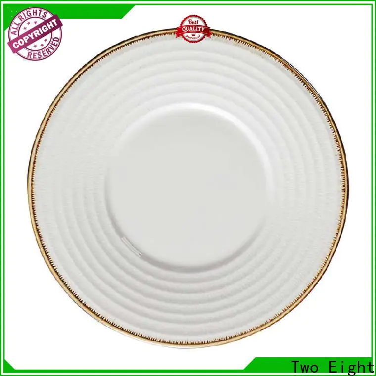 Two Eight Latest rustic ceramic plates factory for restaurant