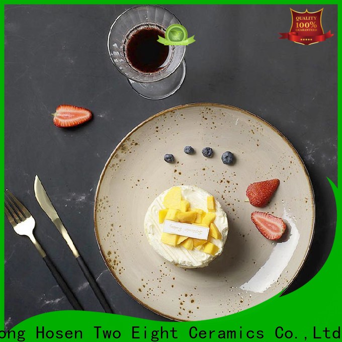 Top personalized ceramic plates manufacturers for bistro Two Eight