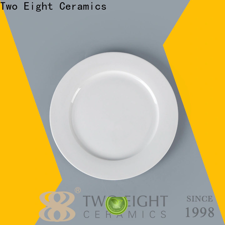 Custom flat ceramic plate Suppliers for home