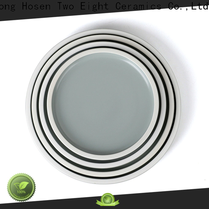 Two Eight dinner plates factory for kitchen
