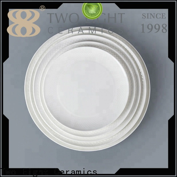 Two Eight Top white pottery dinnerware factory for dinner