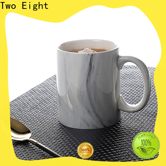 Two Eight high quality coffee mugs for business for bistro