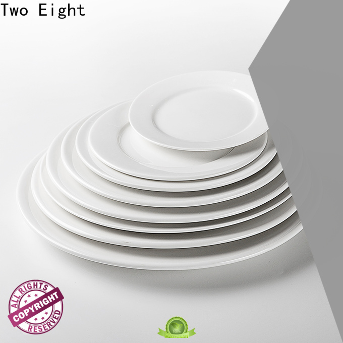 Custom cheap dinner plates factory for restaurant Two Eight