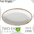 Two Eight Wholesale white dinner plates manufacturers for hotel