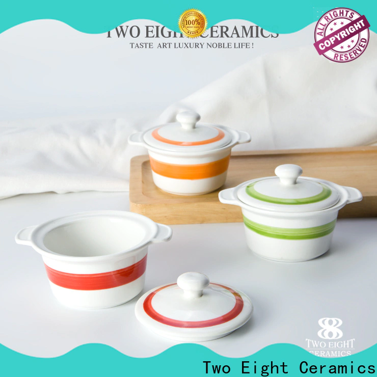 Two Eight ceramic cooking bowl manufacturers for dinner