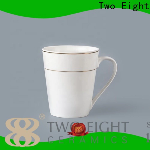 Two Eight teal coffee mugs Supply for hotel