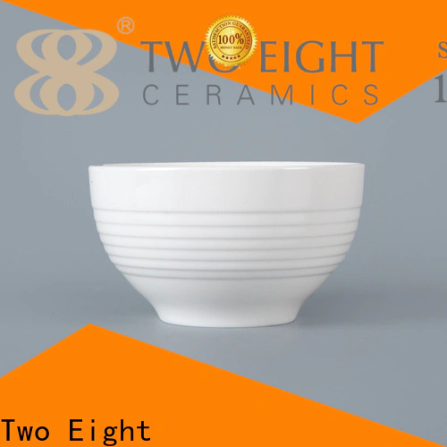 Two Eight Custom ceramic popcorn bowl company for dinner