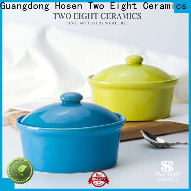 Two Eight small ceramic bowl with lid Supply for dinning room