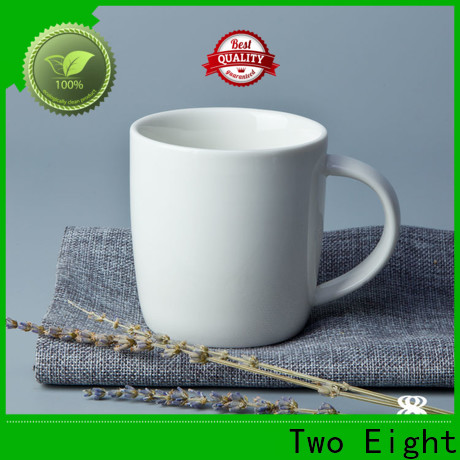 Two Eight square coffee mug for business for bistro