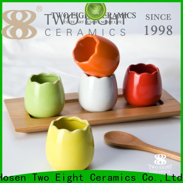 Two Eight Wholesale earthenware mugs manufacturers for teahouse