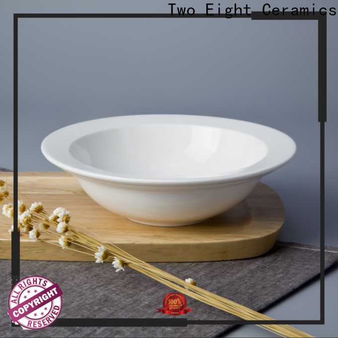 Two Eight porcelain soup bowls manufacturers for dinning room