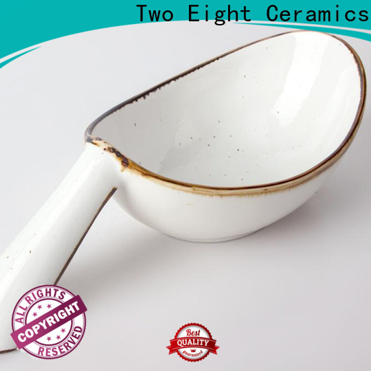 Two Eight white ceramic fruit bowl Supply for kitchen