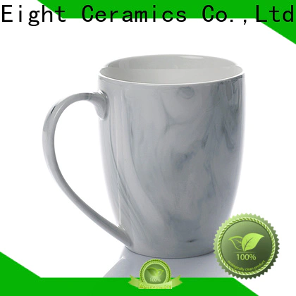 Two Eight plain white mugs factory for kitchen