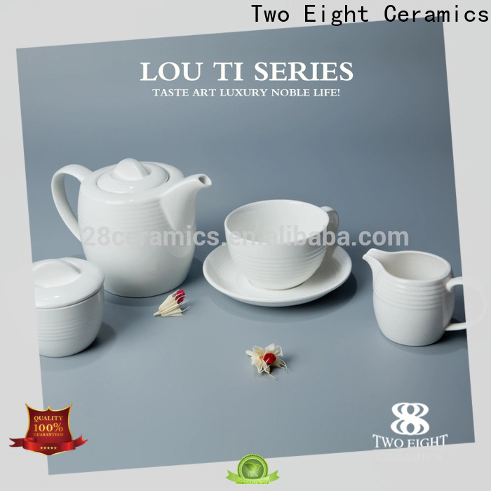 Two Eight tea cup and saucer sets cheap for business for kitchen
