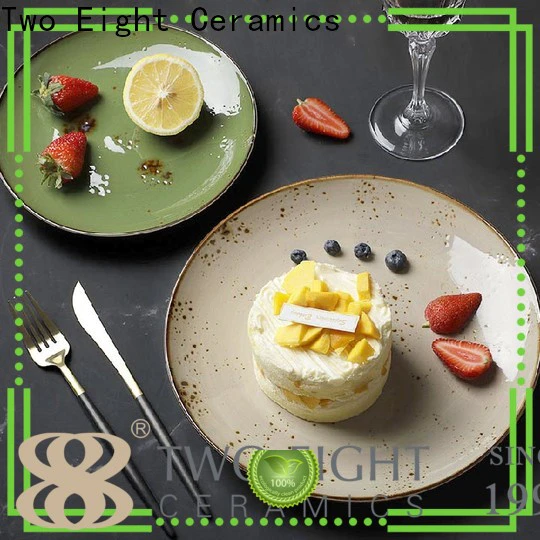 Two Eight Wholesale cheap ceramic plates company for hotel