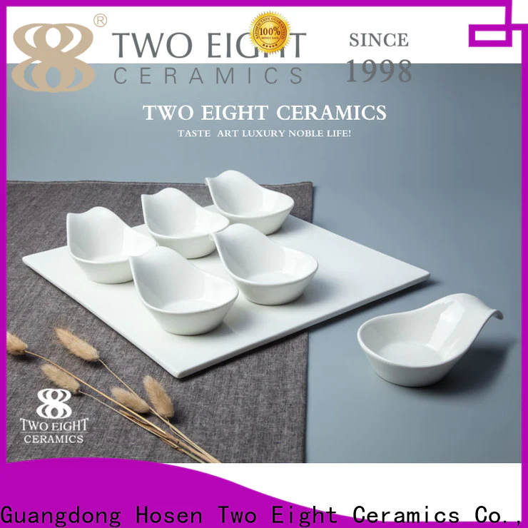 Two Eight ceramic dish