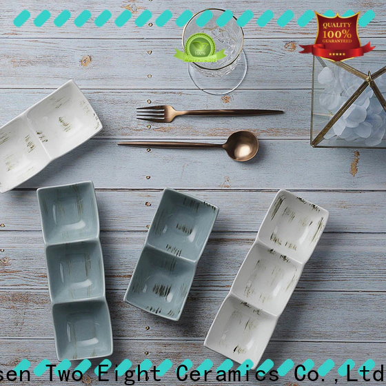 Two Eight Latest rectangle ceramic plates for business for hotel