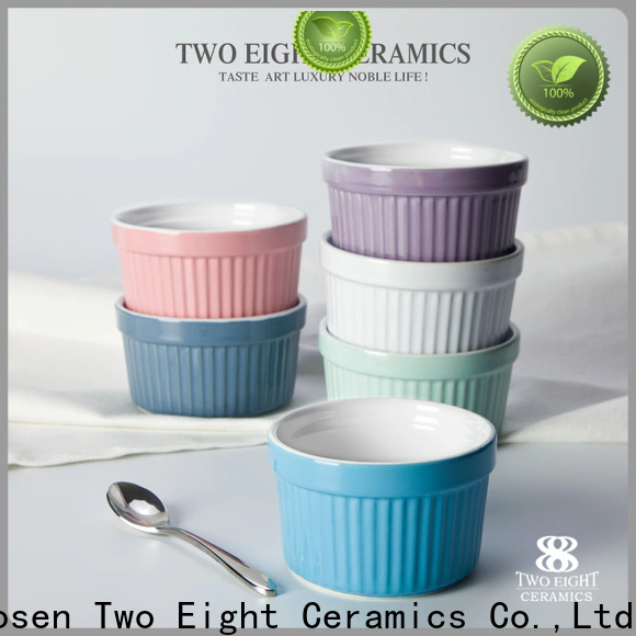 Two Eight High-quality ceramic decorative bowls factory for restaurant