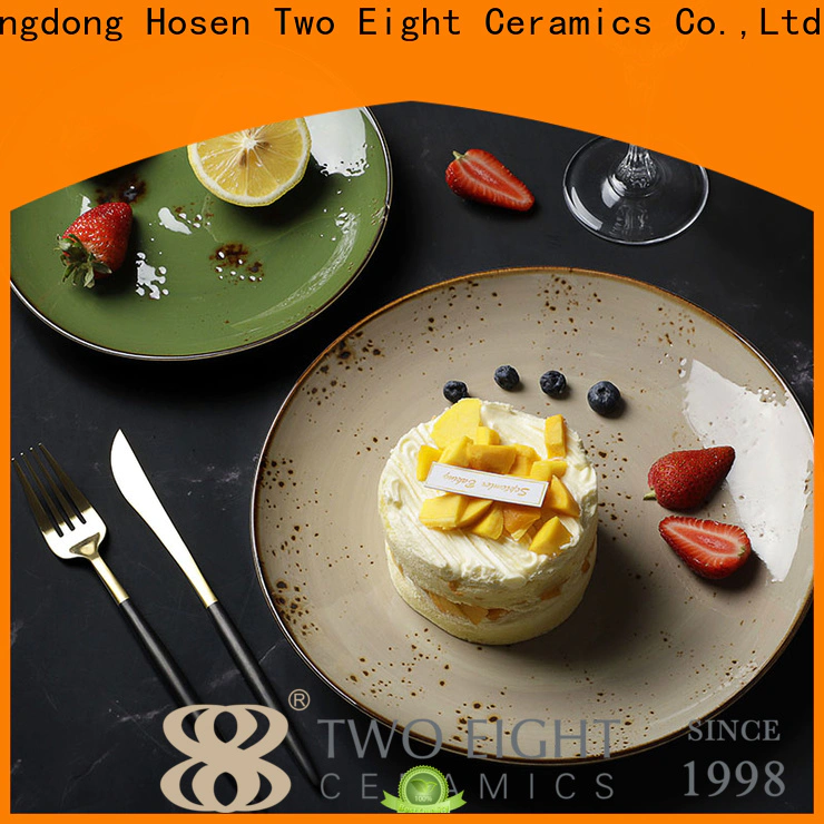 Two Eight painting porcelain plates Suppliers for home