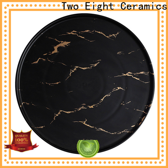 Two Eight New flat ceramic plate manufacturers for restaurant