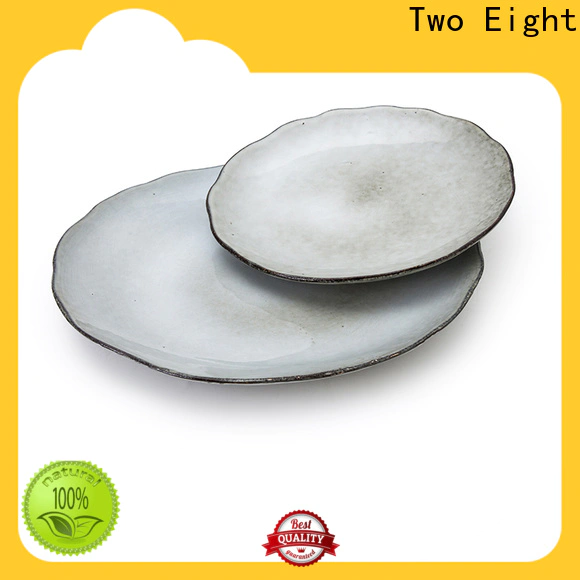 Two Eight ceramics plate Supply for dinner
