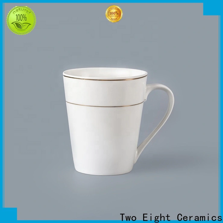Custom tall ceramic coffee mugs company for bistro