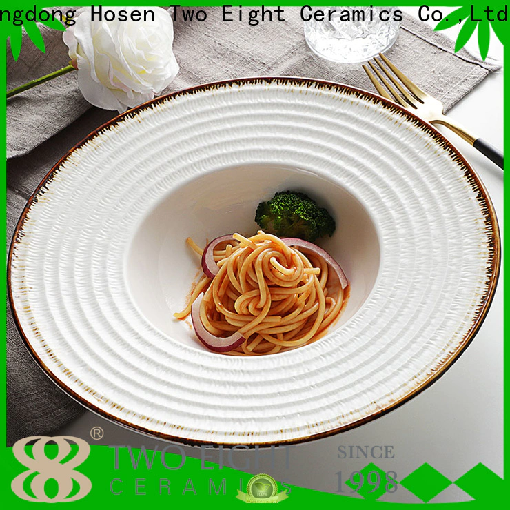 Two Eight resturant plates Suppliers for dinning room