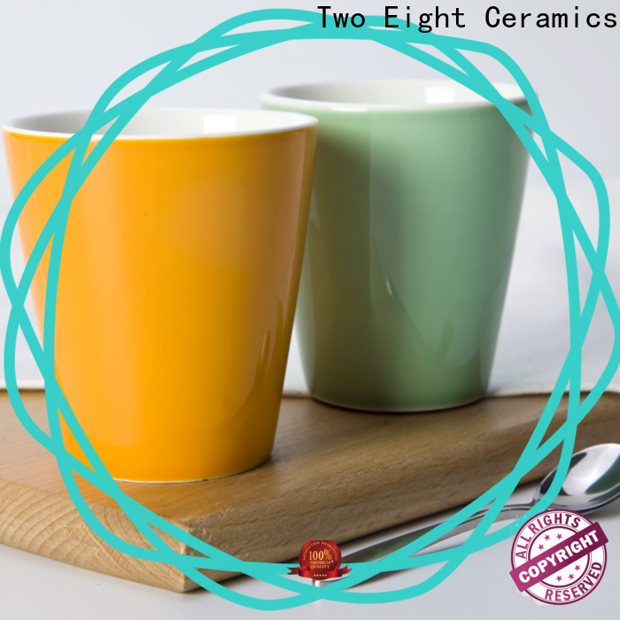 Two Eight ceramic mugs Supply for restaurant
