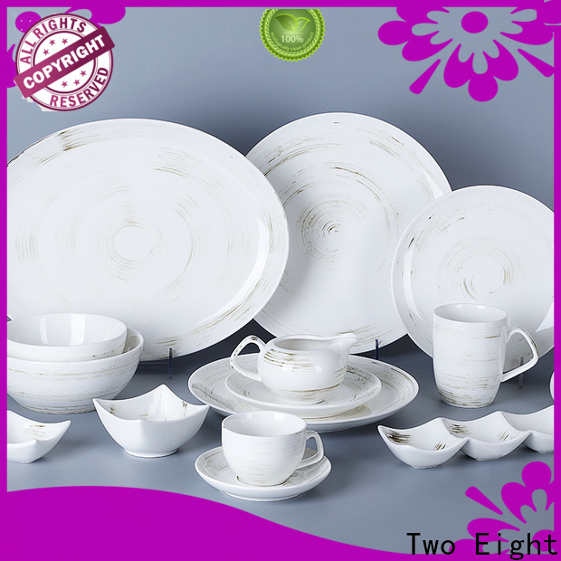 Two Eight Wholesale restaurant style dinner plates manufacturers for dinner