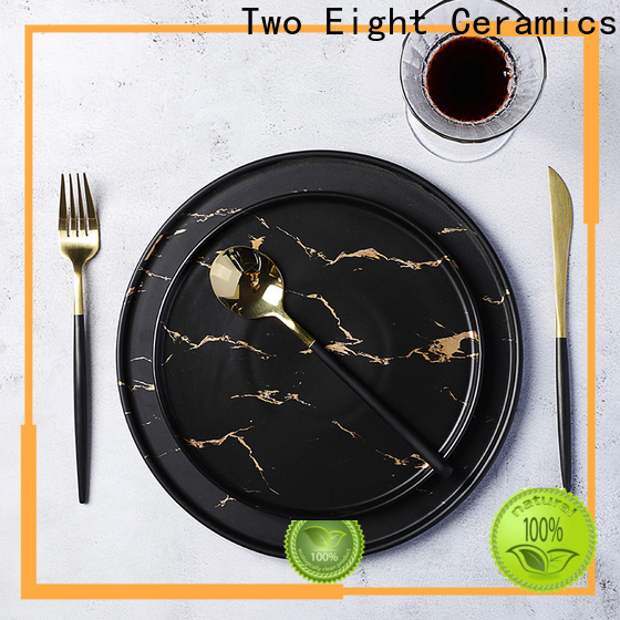 Two Eight dinner plates ceramic Suppliers for bistro