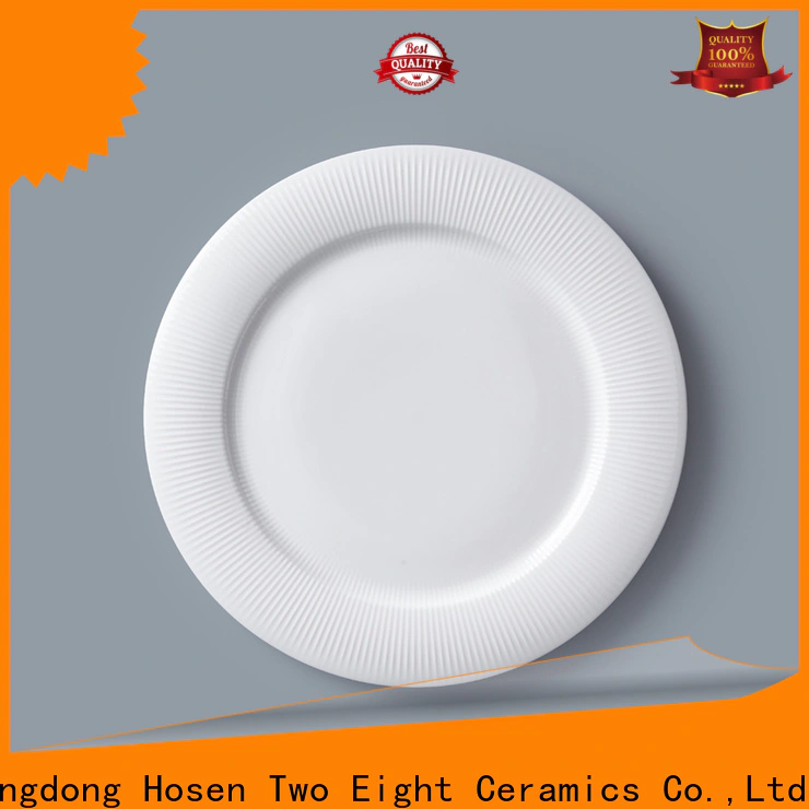 Two Eight porcelain dinner plates factory for home