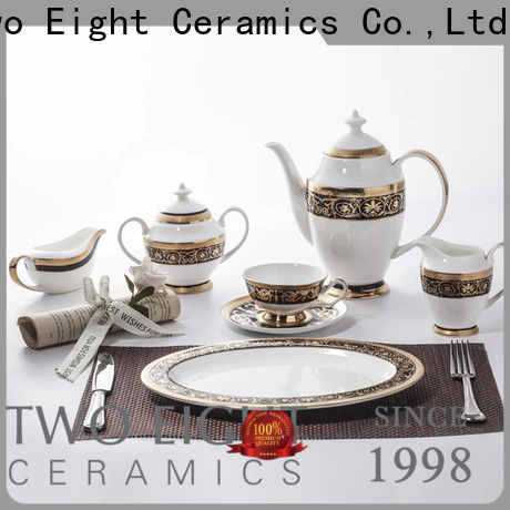 Two Eight Custom dining set plates factory for hotel