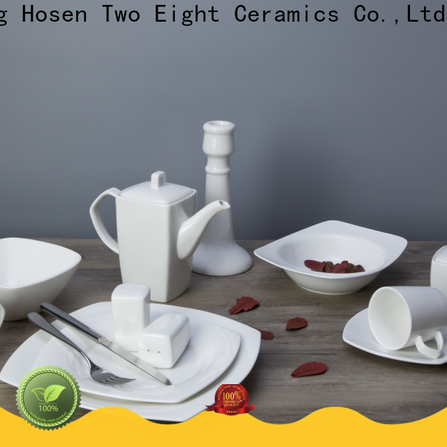 Wholesale gold and white tea set company for restaurant