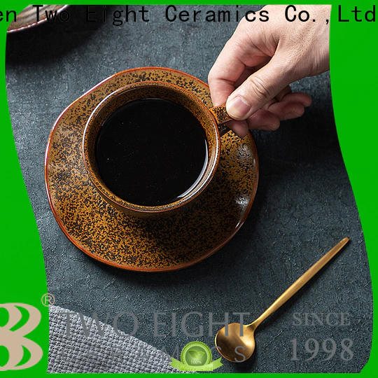 Custom ceramic coffee cup factory for restaurant