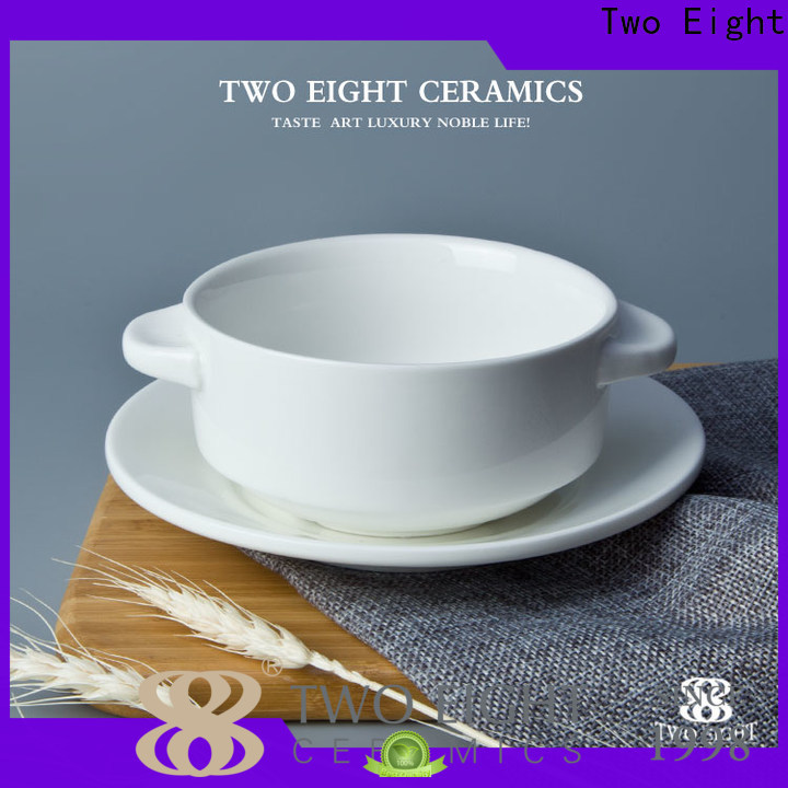 Two Eight ceramic dip bowls factory for hotel