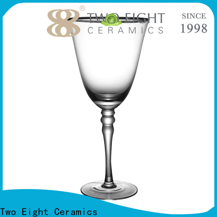 Latest gold rimmed wine glasses Suppliers for dinner
