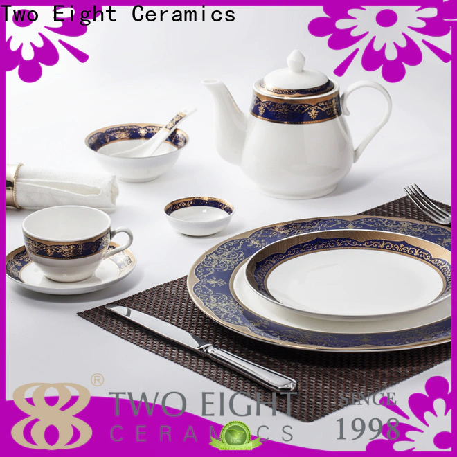 Two Eight ceremic plate for business for dinning room