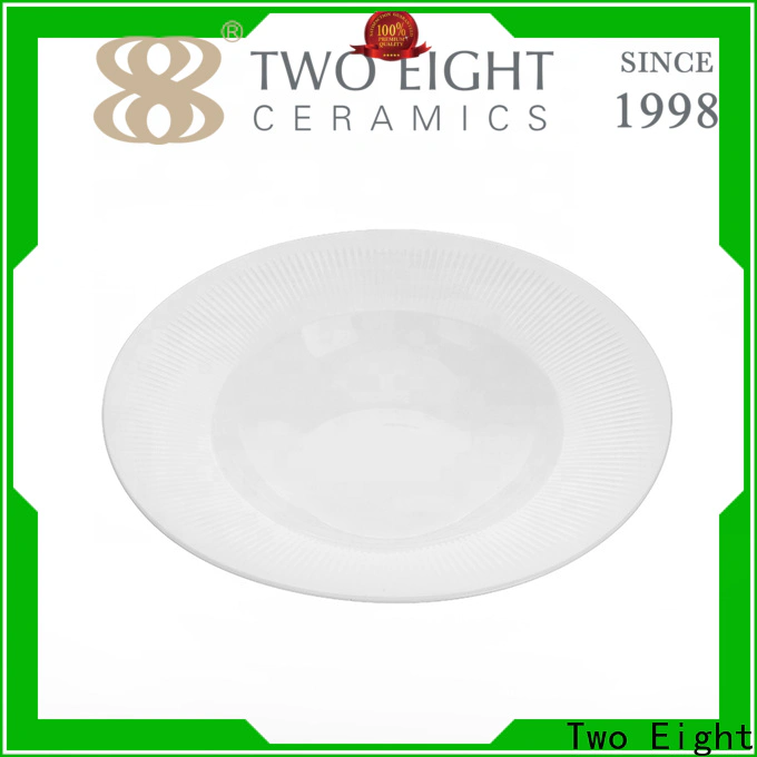 Two Eight New bone china plates Supply for home