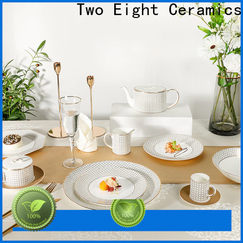 Two Eight fine china tea sets for business for dinning room