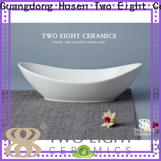 Two Eight large ceramic serving bowls