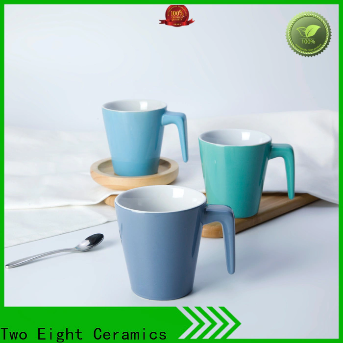 Two Eight plain white mugs Suppliers for restaurant