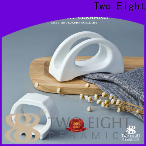 Two Eight gold and silver napkin rings Supply for kitchen