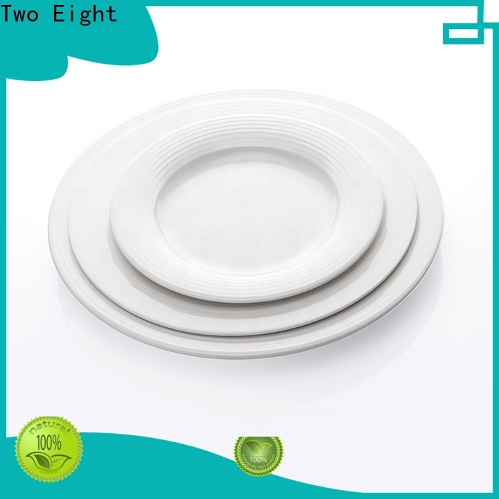 Two Eight catering plates Suppliers for dinner