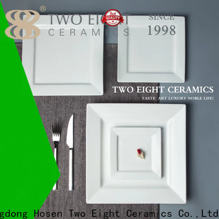 Two Eight dinner plate size Suppliers for hotel