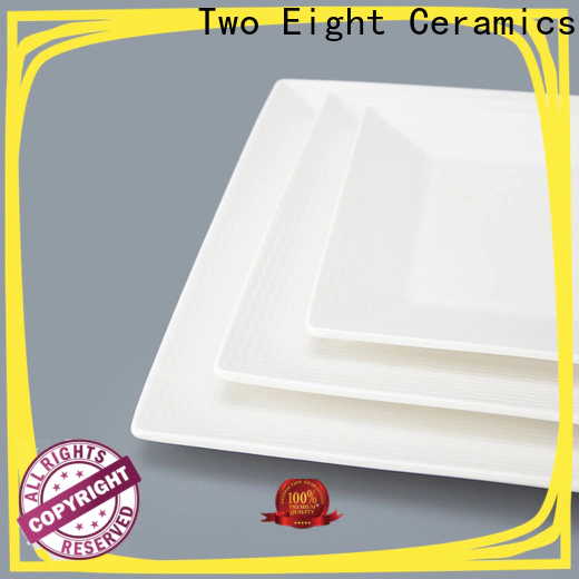 Two Eight dinnerplates for business for hotel