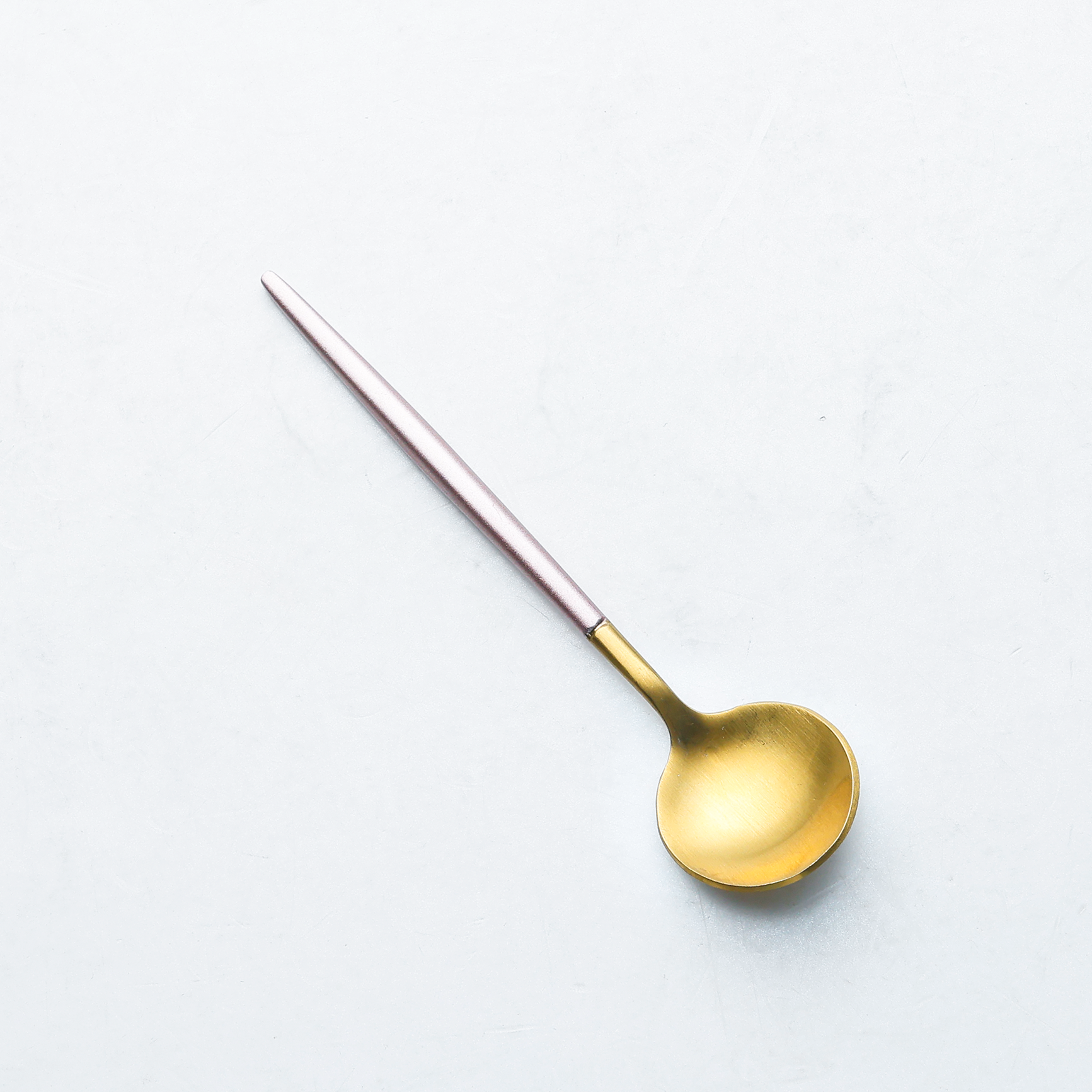 SMALL SPOON (PINK WITH GOLD)