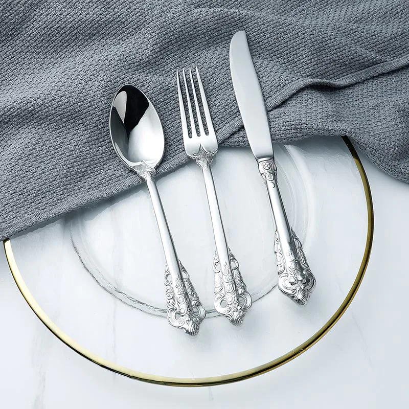 Palace Silver Collection - Hot Sale Unique Design Silver Cutlery For Hotel, Weeding, Event.